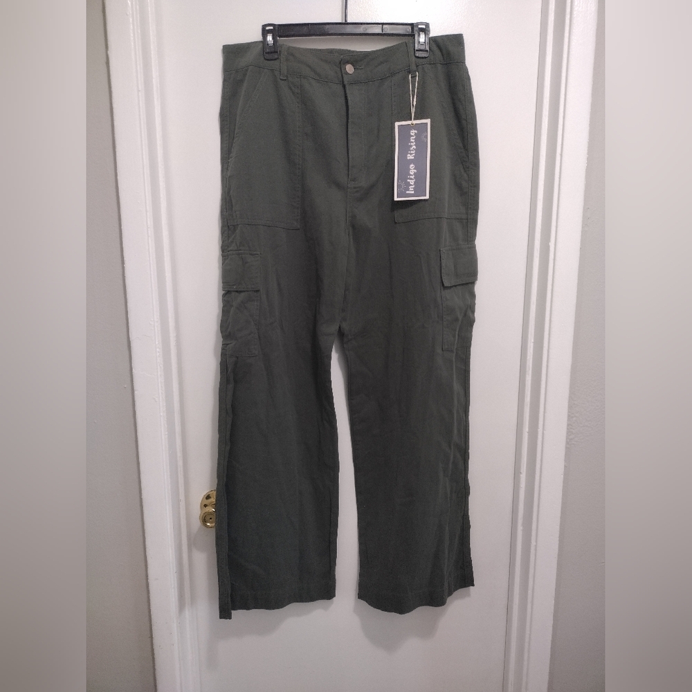 Indigo Rising Green Cargo Pants Size 17/18